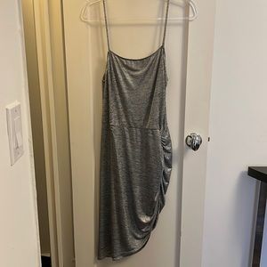 Reformation metallic dress